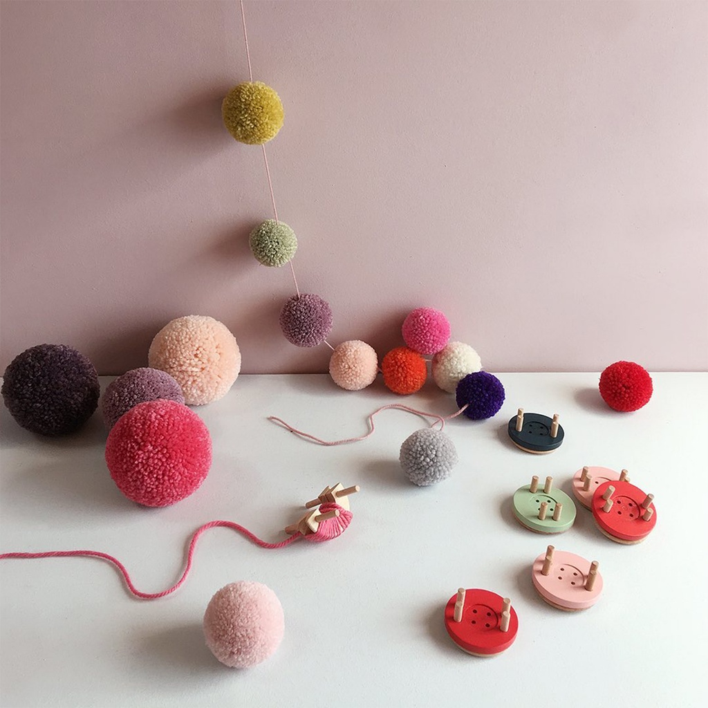 Extra Small Pom Maker (Button) | Sue Spargo Folk Art Quilts
